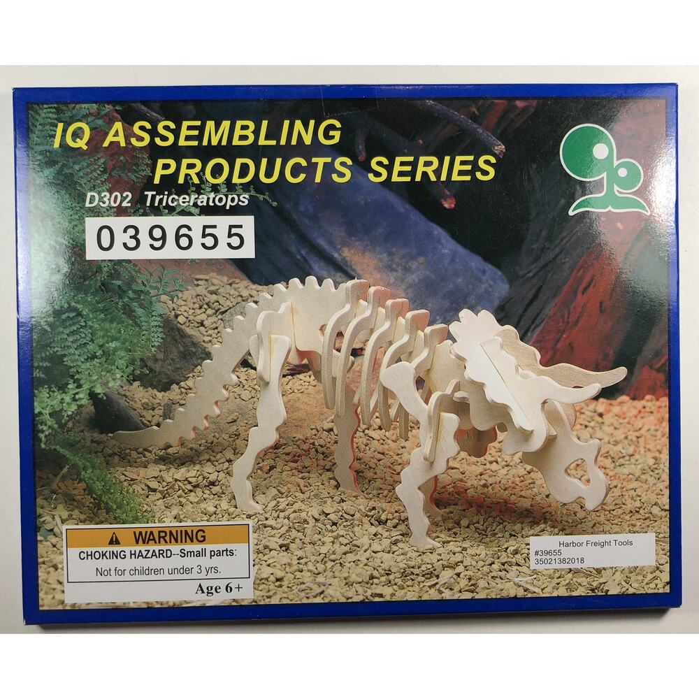 Journey to the Mesozoic Era with Triceratops 039655 3D Puzzle/Model Kit - vn